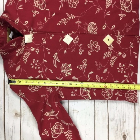 Embroidered Linen Jacket Lagenlook by Painted Pony - Picture 8 of 8